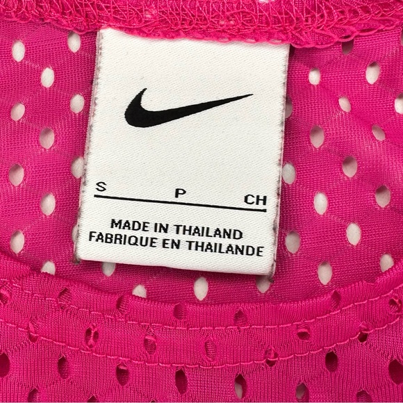 Nike Training Bib Fuchsia Mesh Sleeveless Top Scrimmage Women S Jersey Logo - Picture 6 of 8